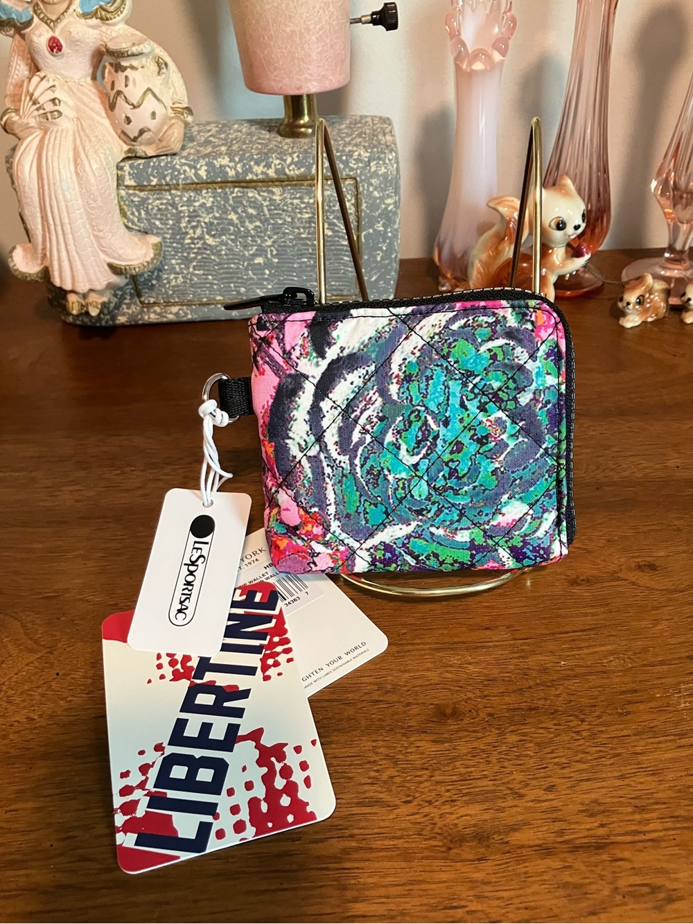 Libertine x LeSportSac Quilted Zip Wallet